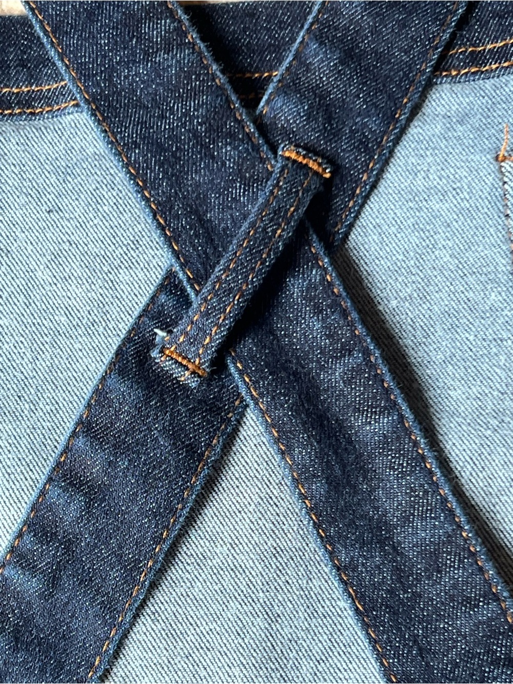 Judy Blue Dark Wash Denim Overalls - Classic Blue Bib With Pocket Size XL (12) - Picture 8 of 11
